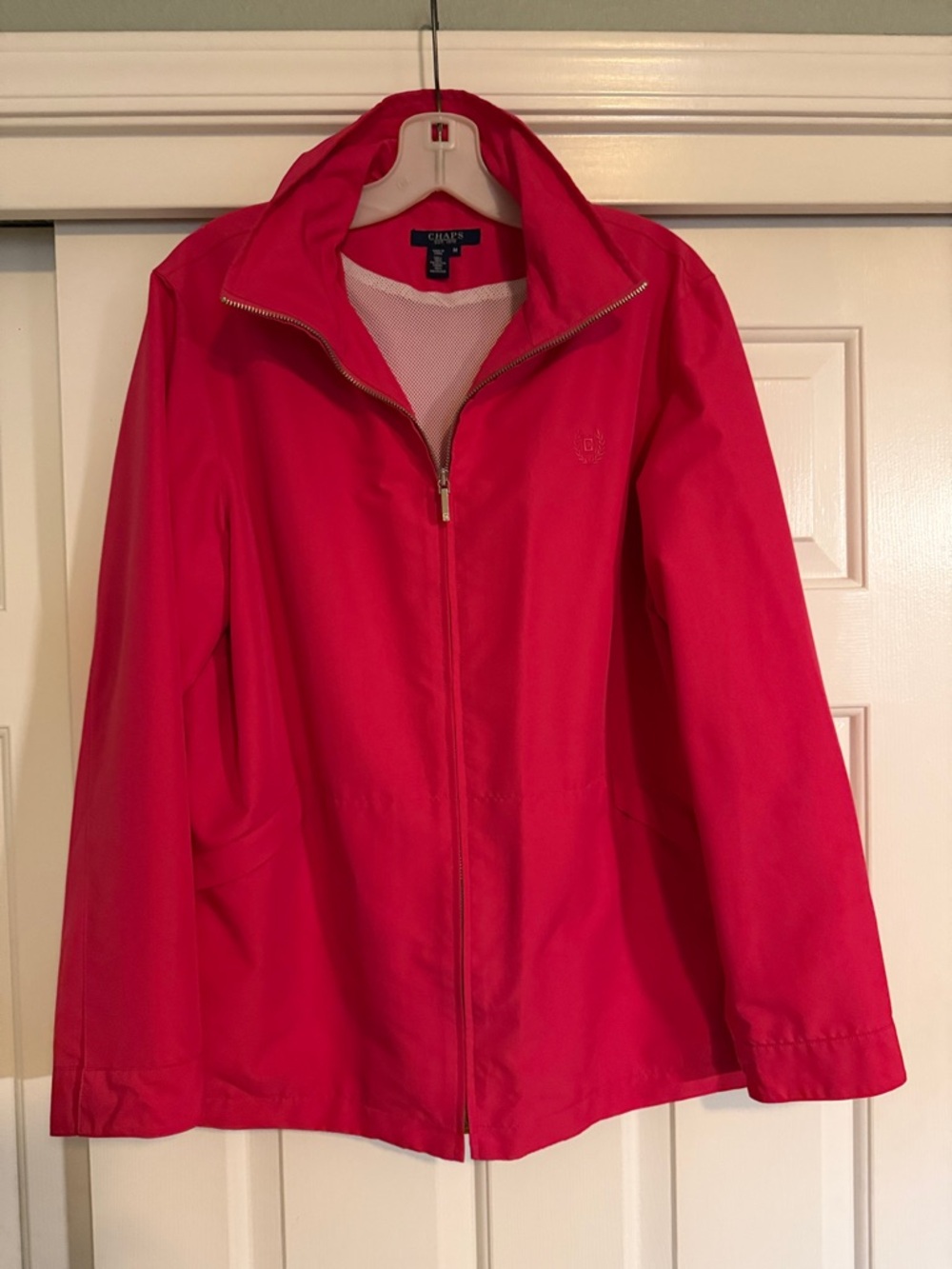 Chaps Hot Pink Lightweight Jacket